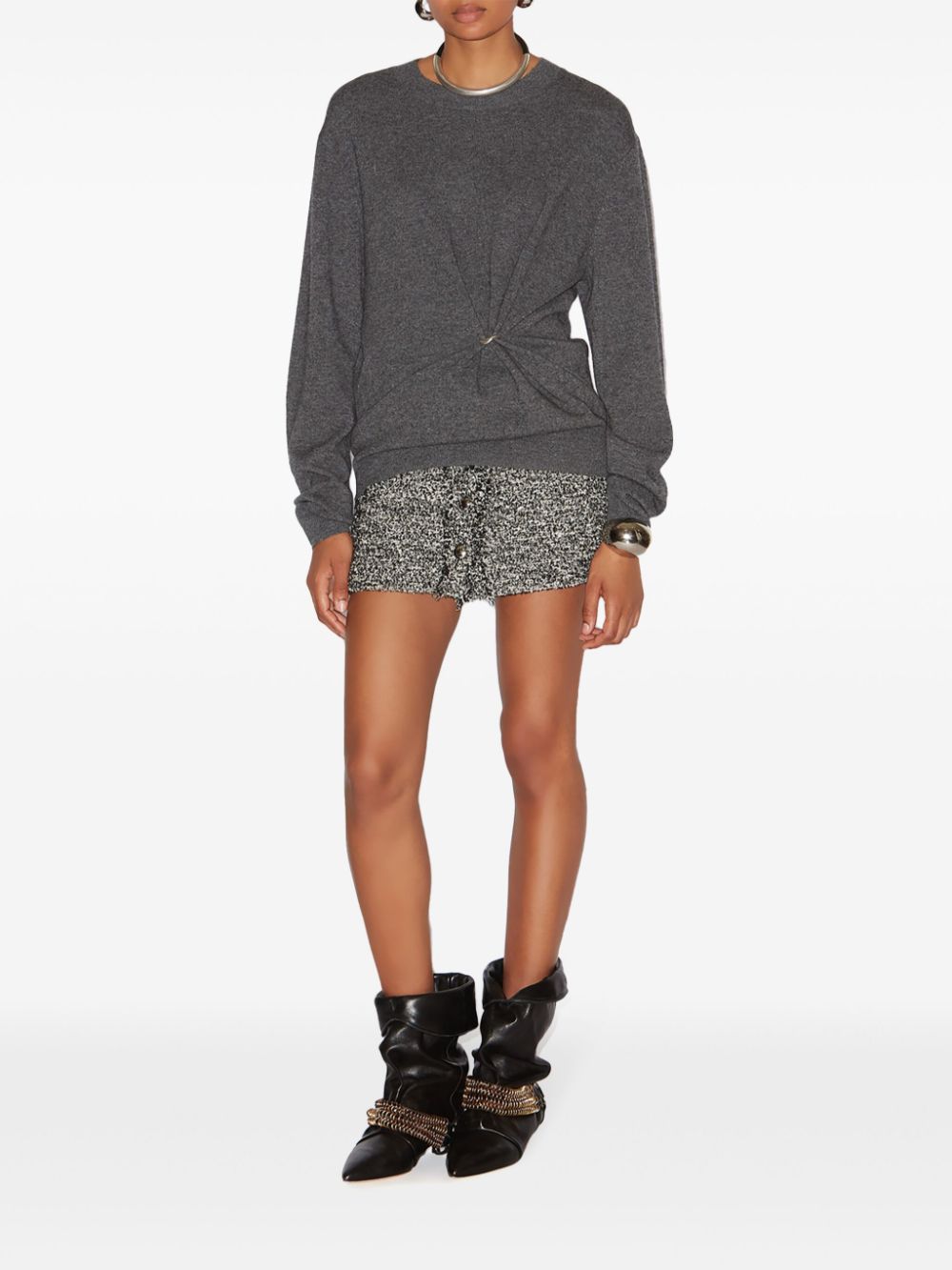 Ilaria wool and cashmere blend sweater