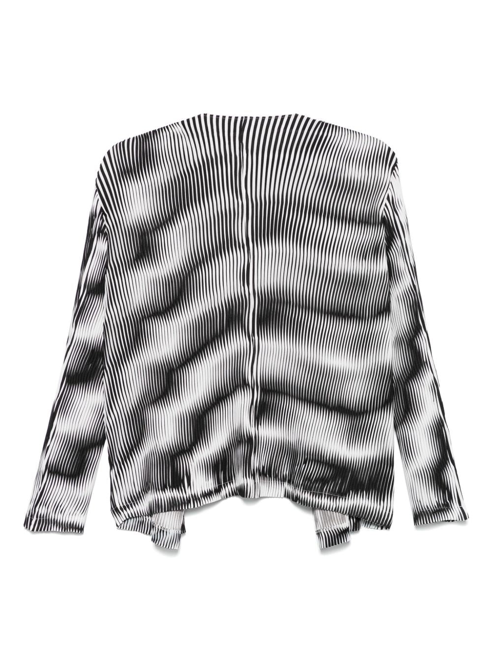 Printed cardigan