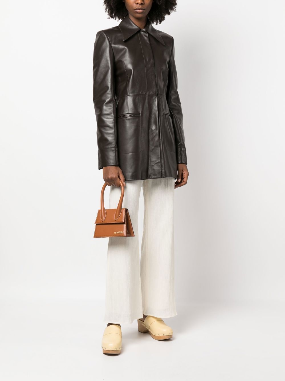 Le chiquito moyen leather handbag
