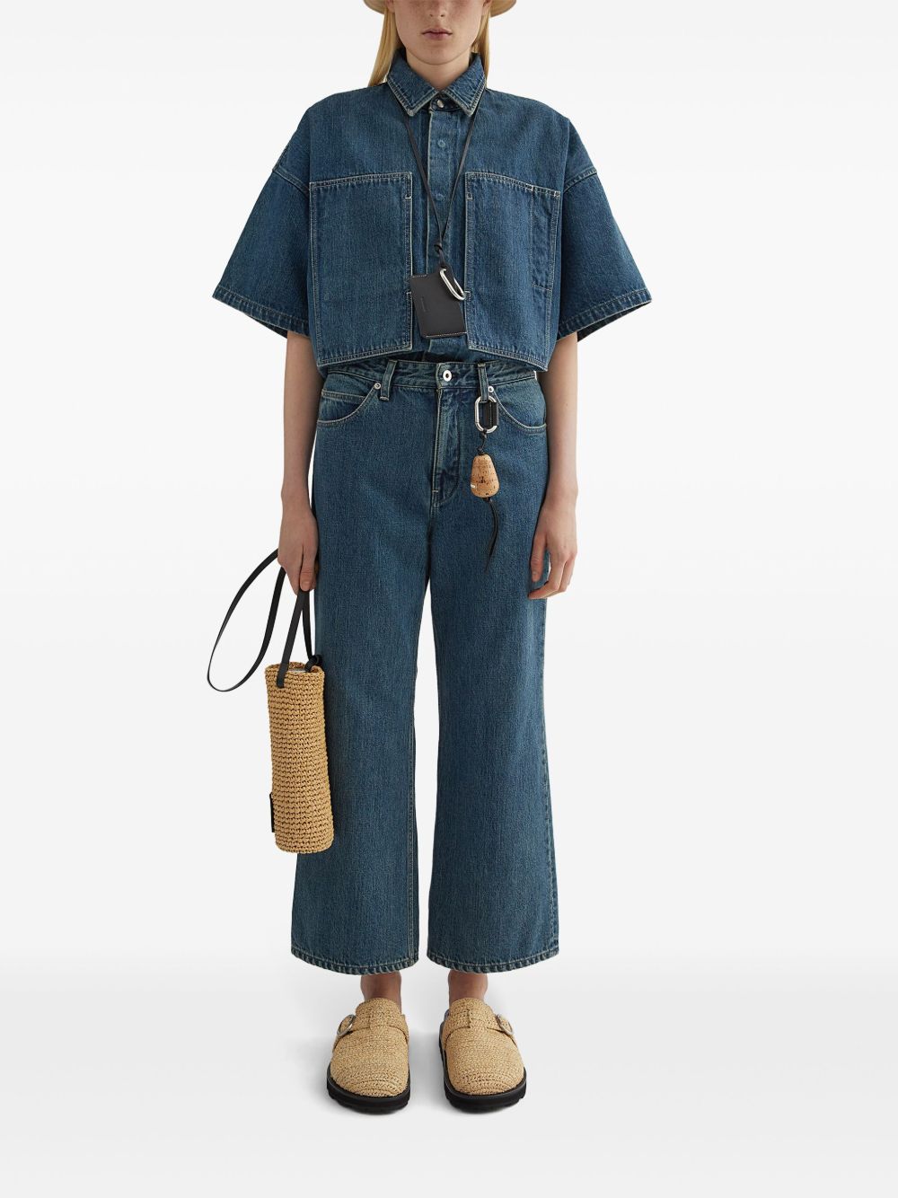 Denim cotton shirt