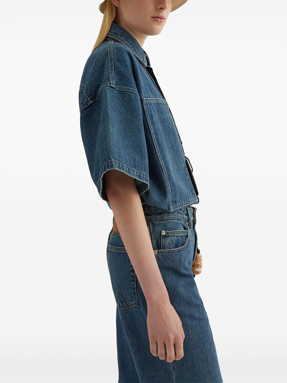Denim cotton shirt