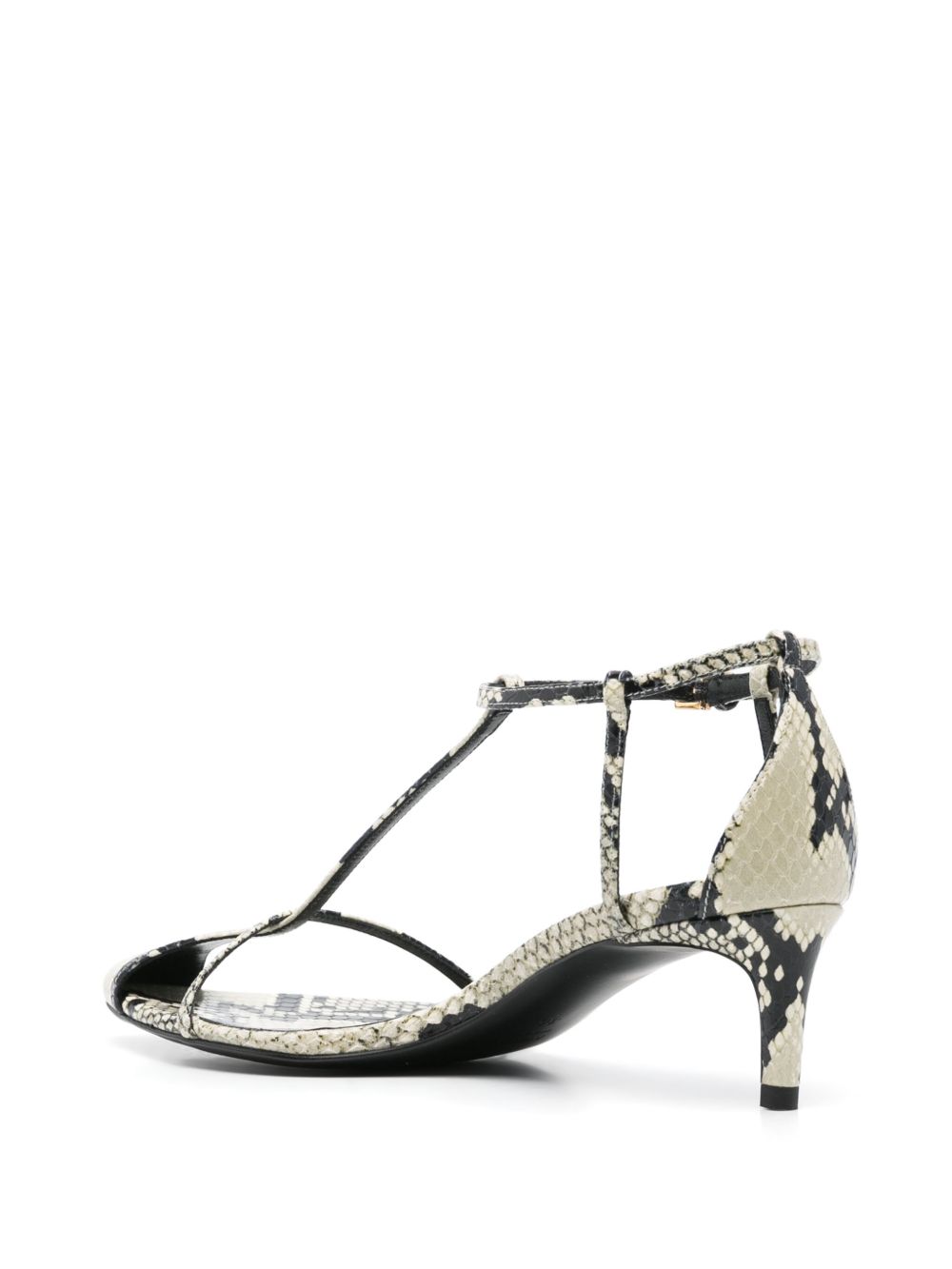 Bella leather heel sandals