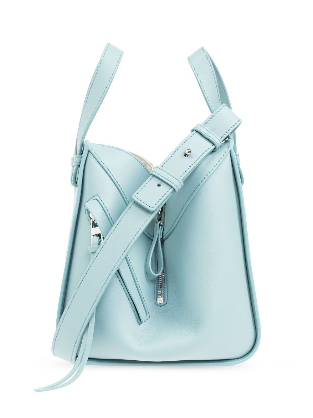 Hammock compact leather handbag