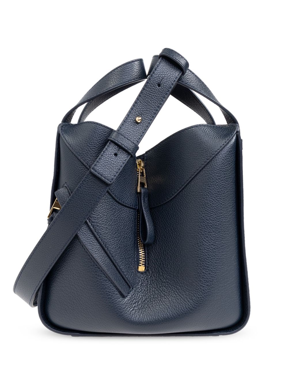 Hammock compact leather handbag