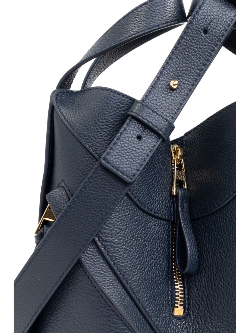 Hammock compact leather handbag