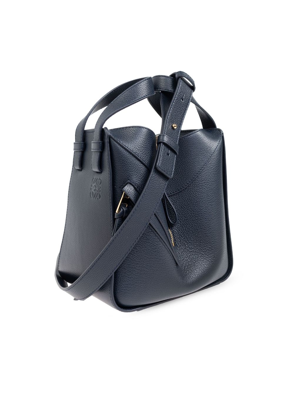 Hammock compact leather handbag