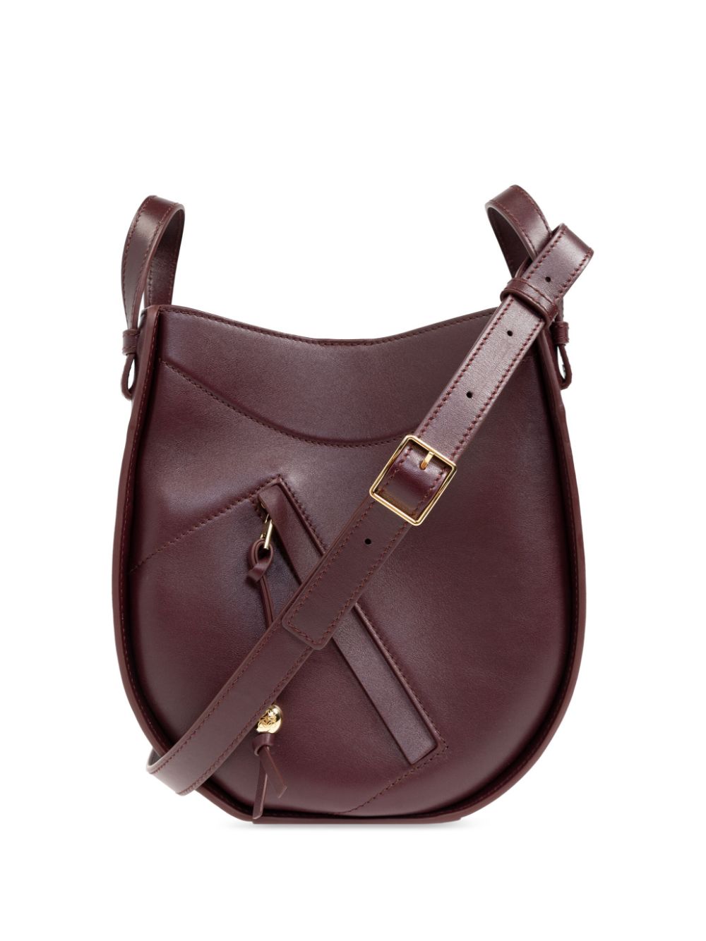 Hammock leather shoulder bag