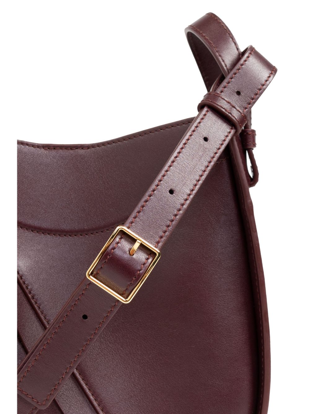 Hammock leather shoulder bag