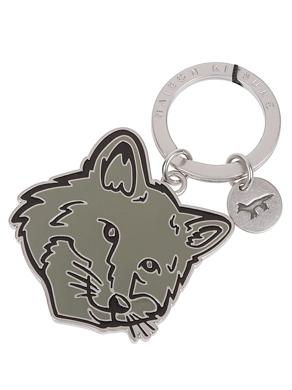 Bold fox head keyring