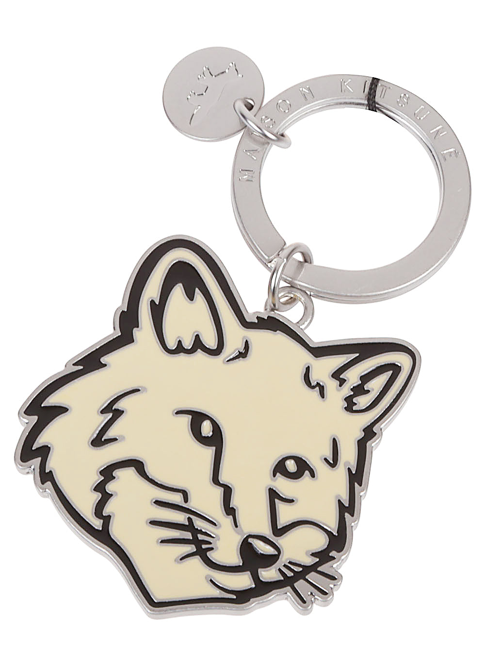 Bold fox head keyring