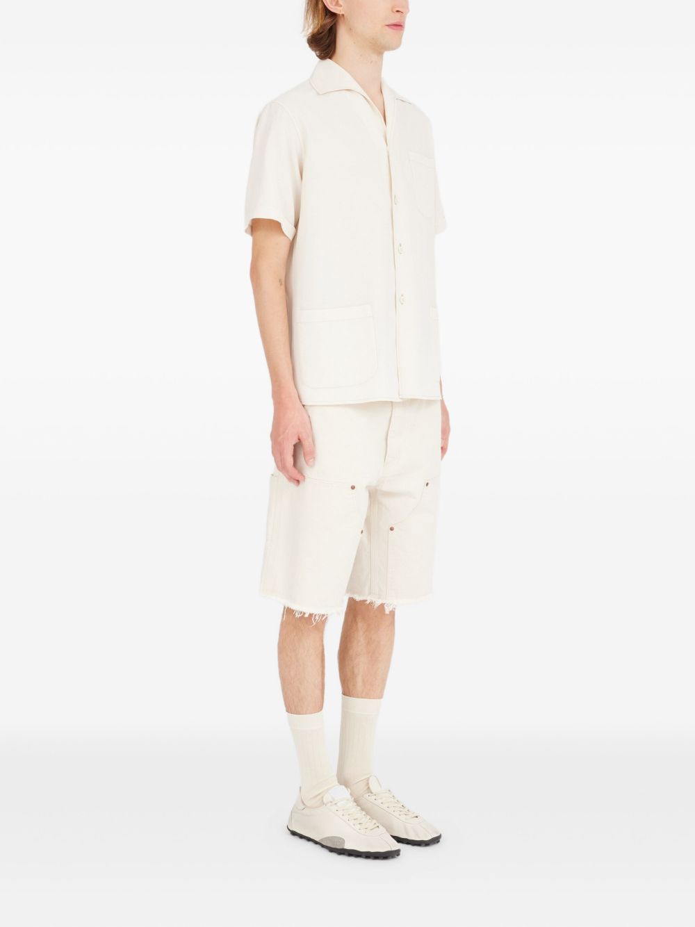 Cotton blend shirt