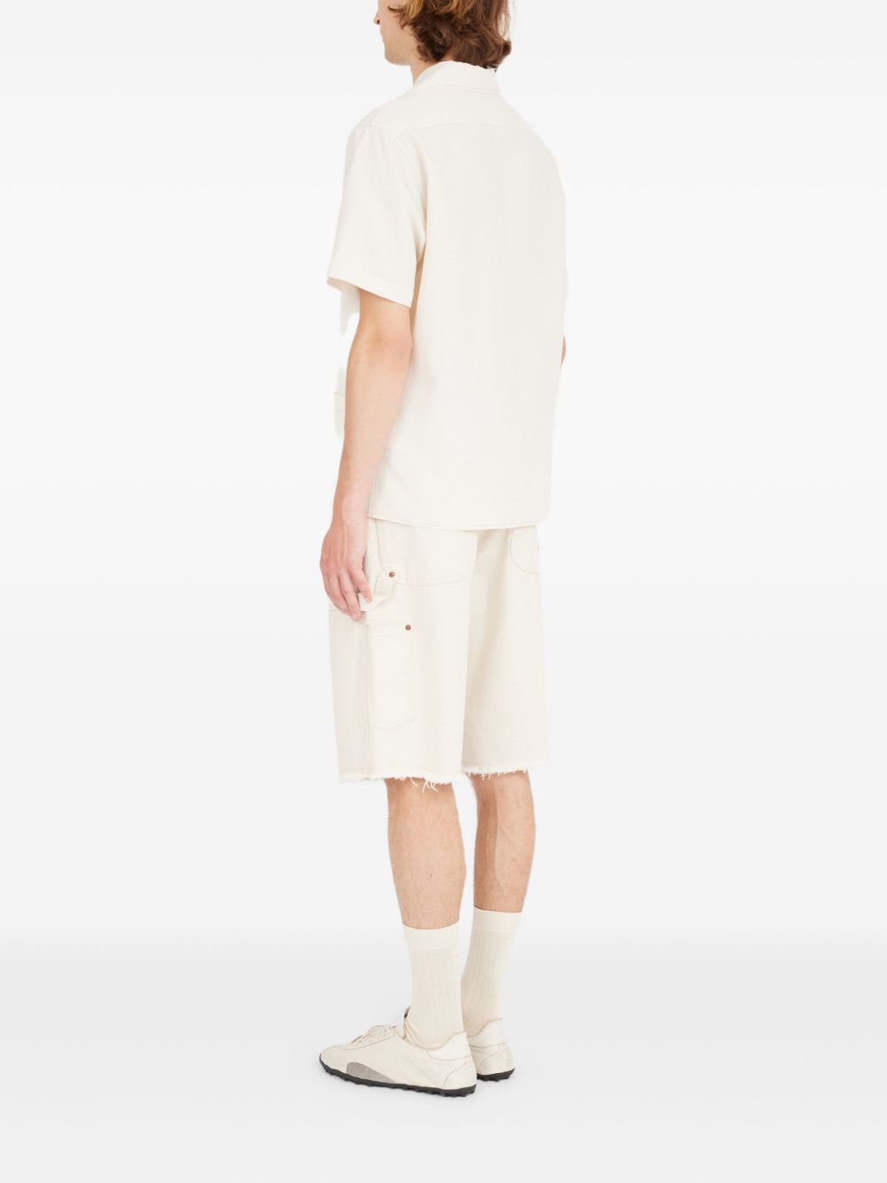 Cotton blend shirt