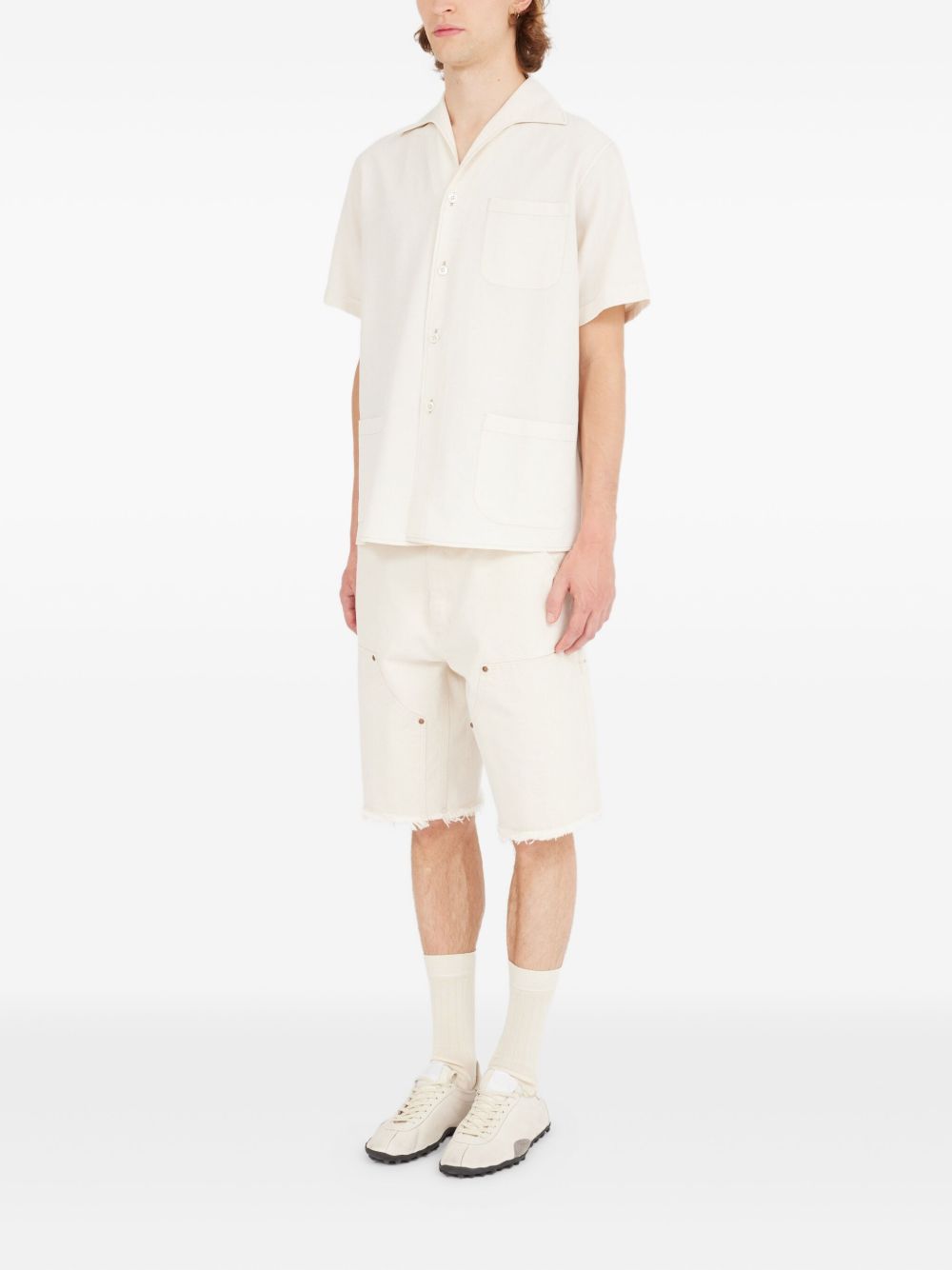 Cotton blend shirt