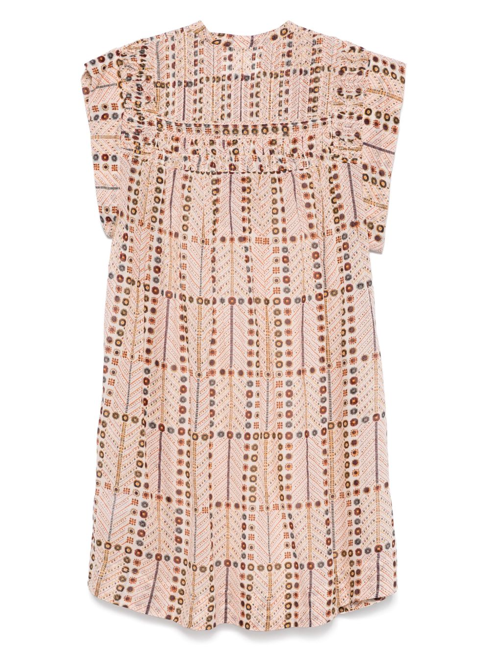 Leazali printed cotton dress