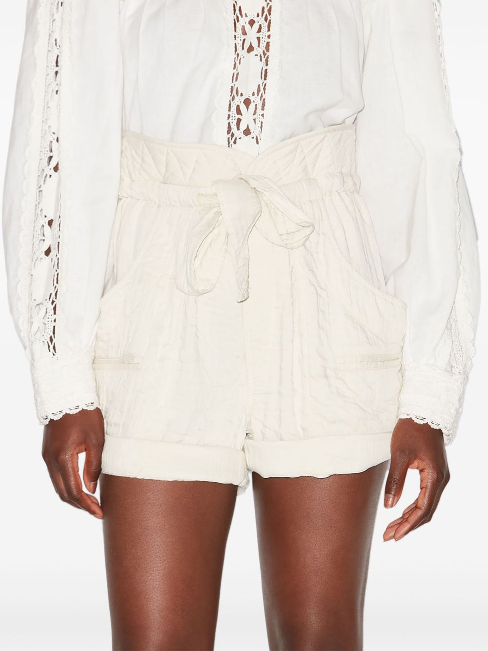 Sereni cotton blend shorts