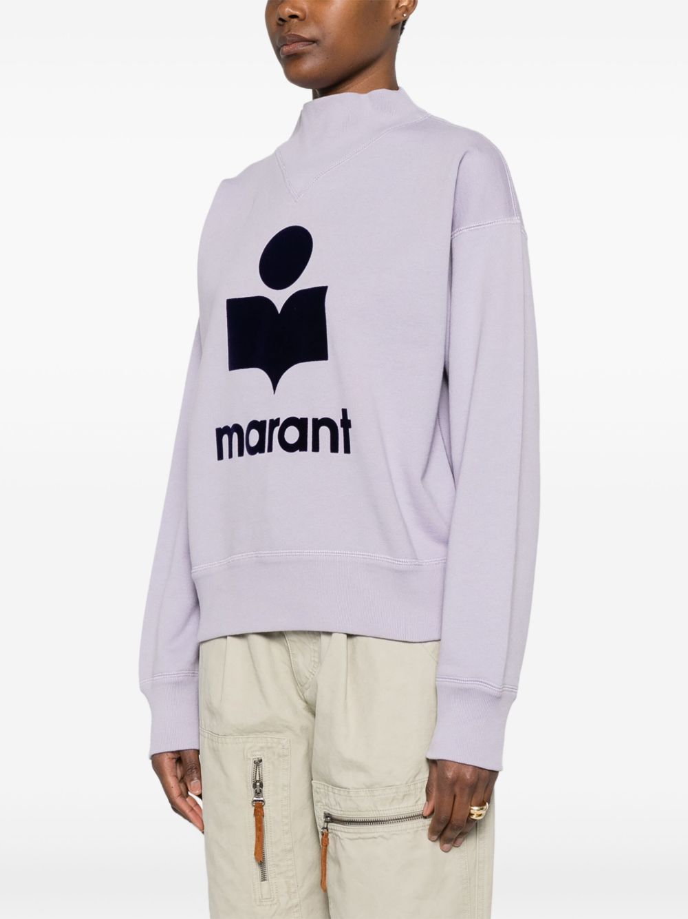 Moby logo cotton sweatshirt