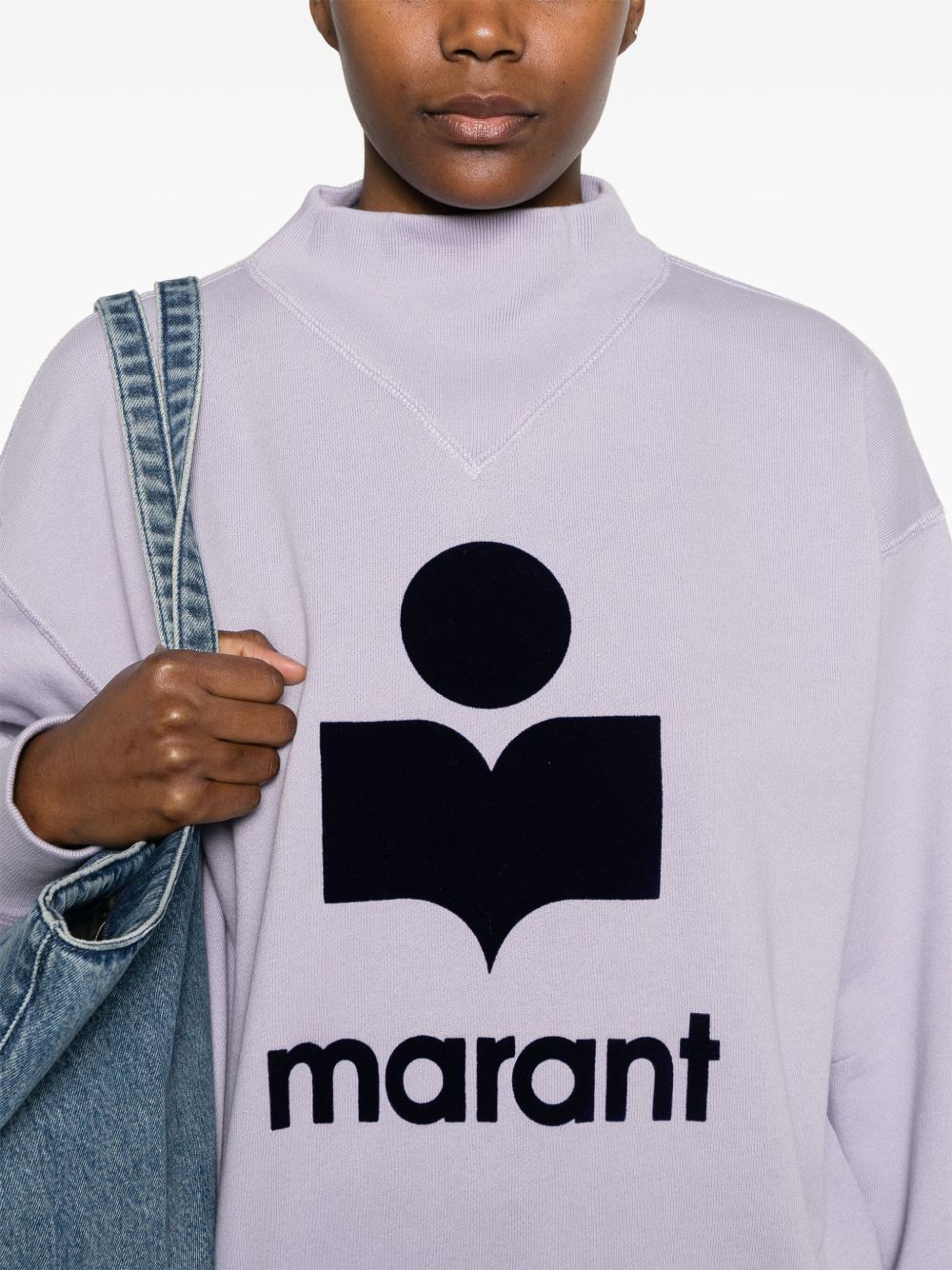 Moby logo cotton sweatshirt