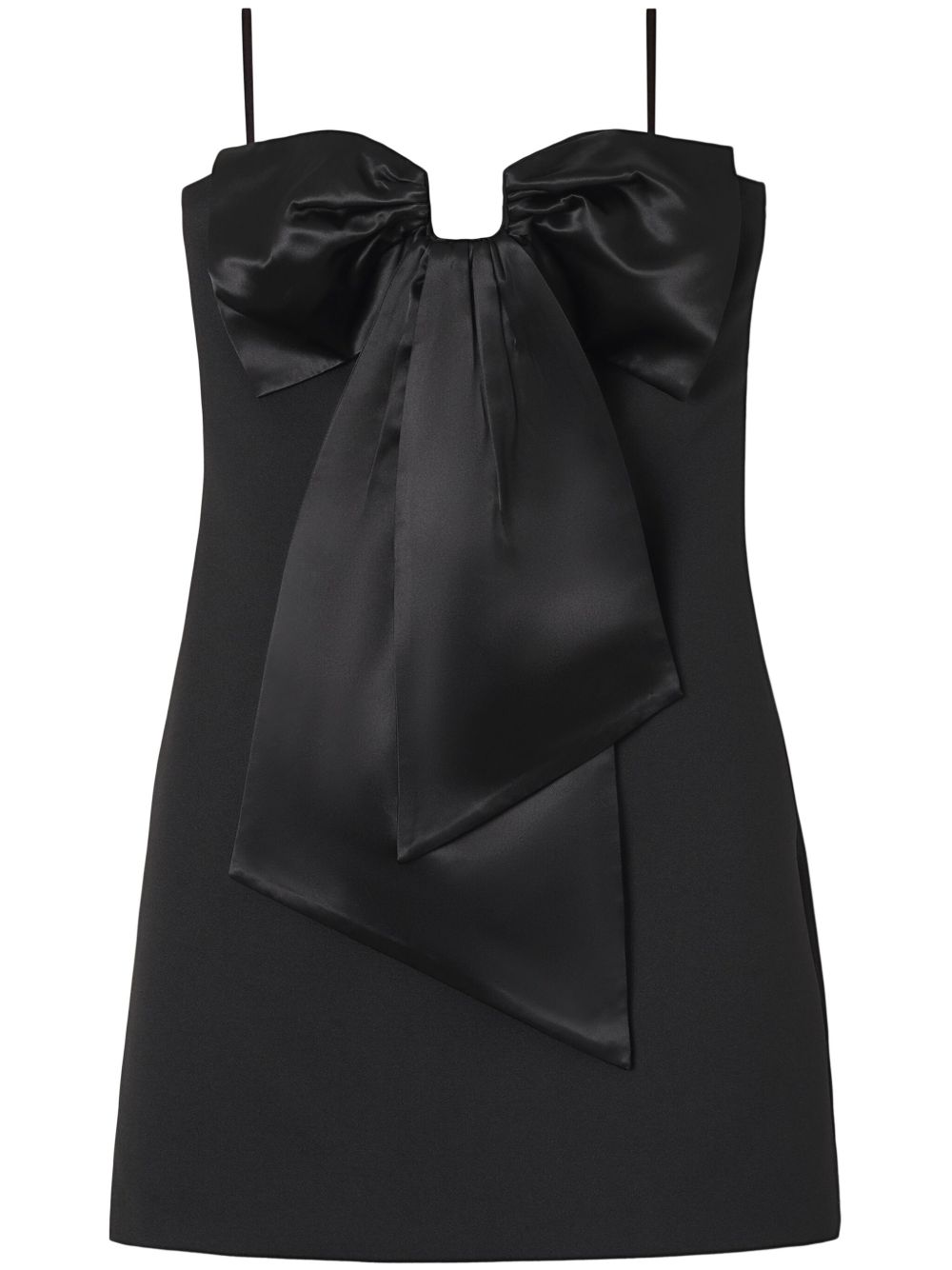 Bow detail mini dress