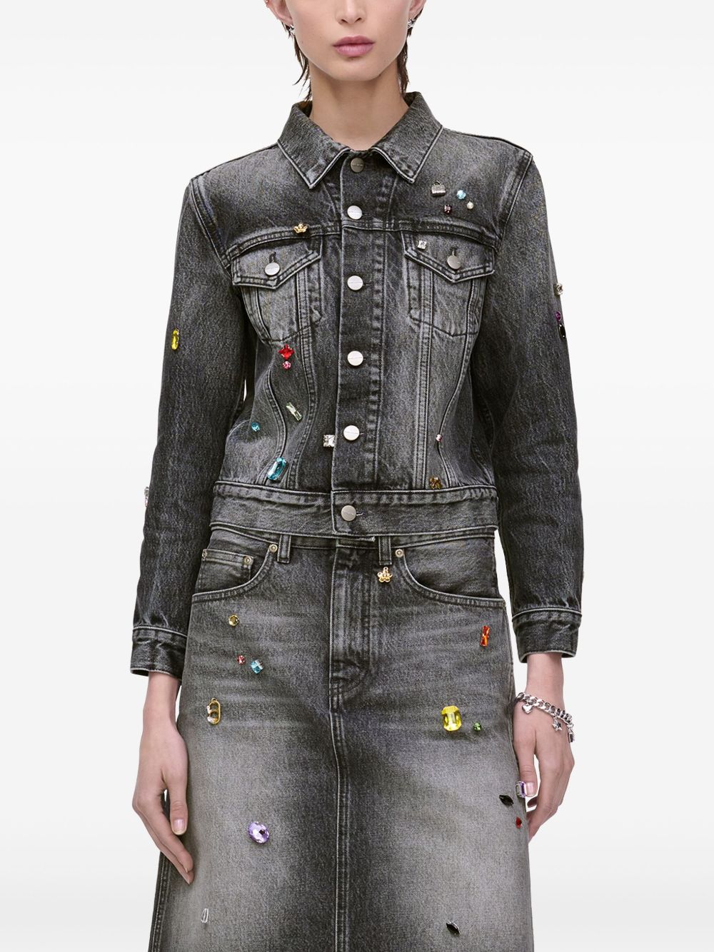 Denim trucker jacket