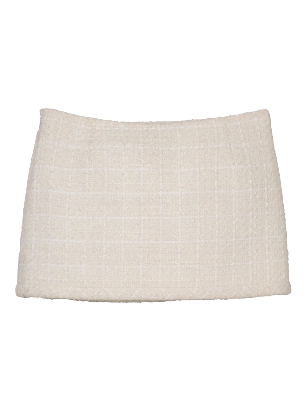 Tweed mini skirt