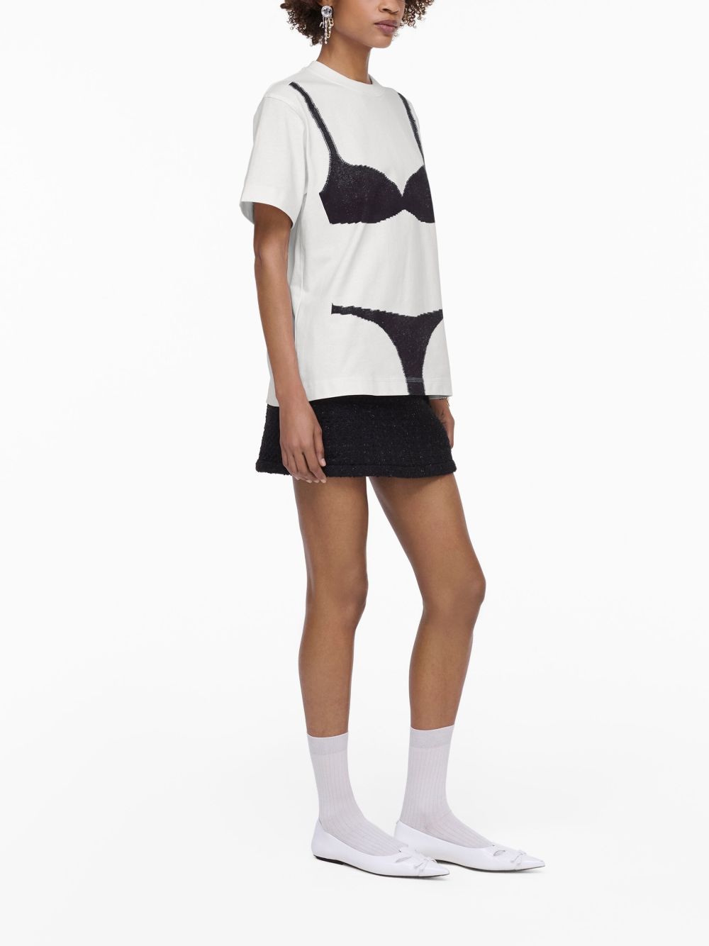 Printed cotton t-shirt