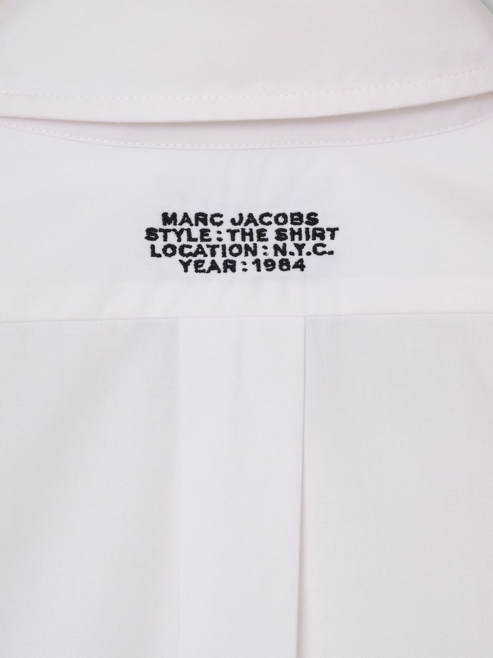 Cotton cropped shirt
