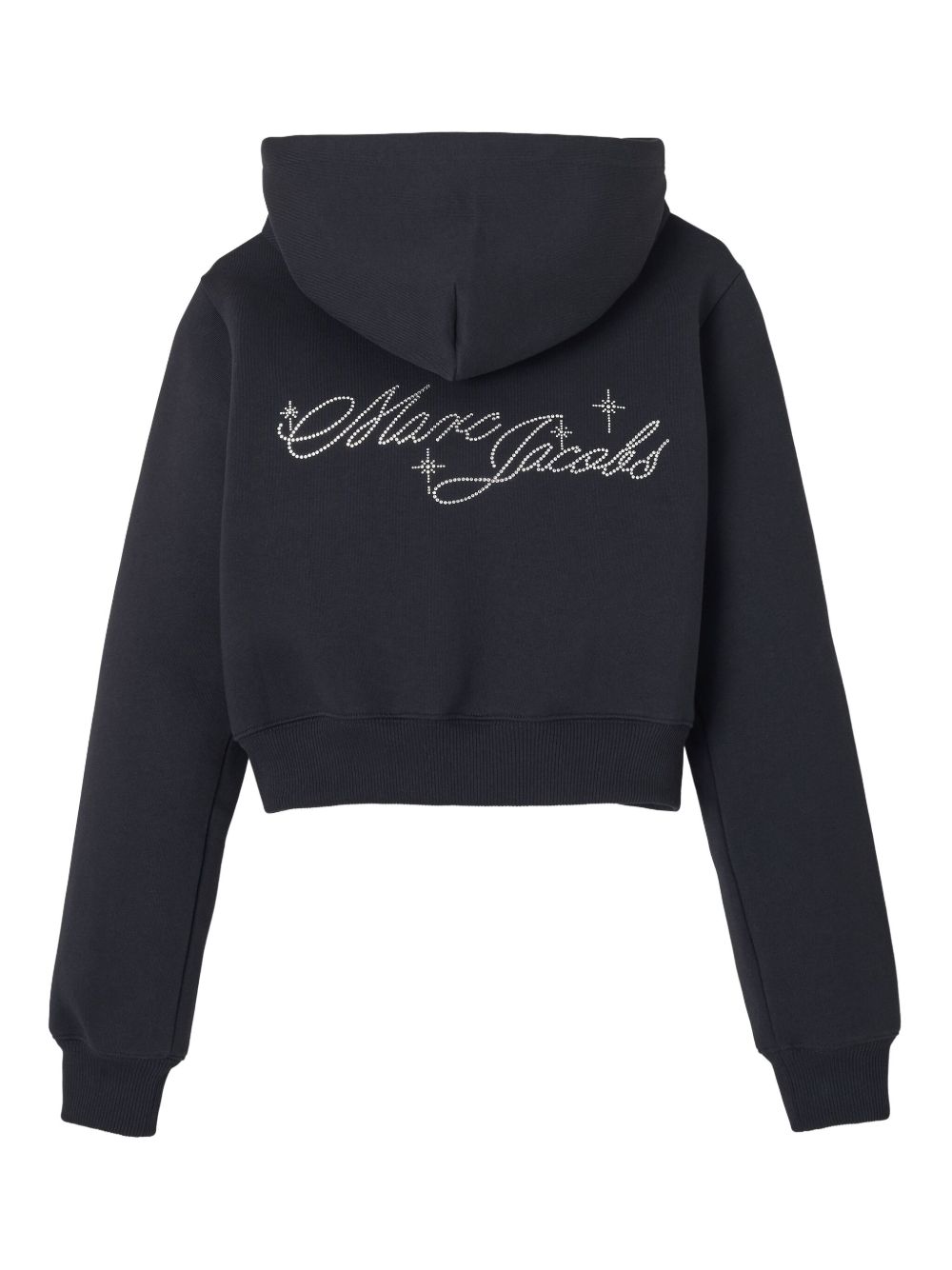 Cotton cropped hoodie