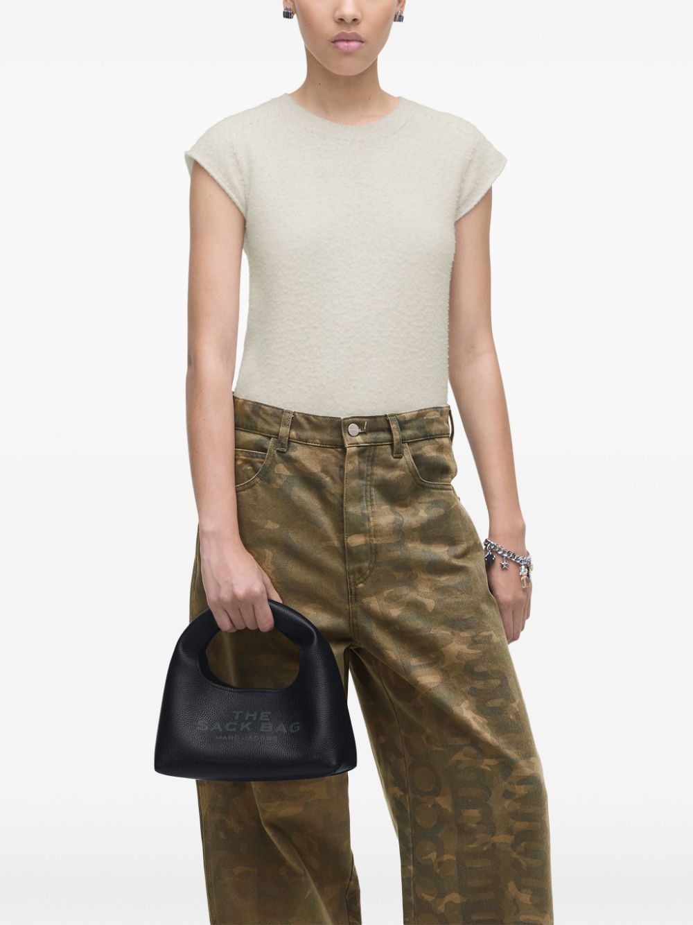 The sack mini leather hobo bag