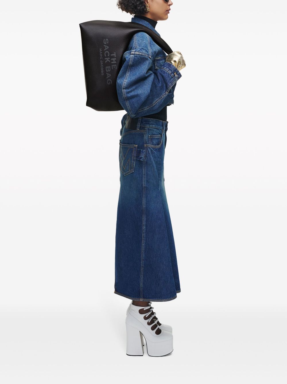 The sack leather hobo bag