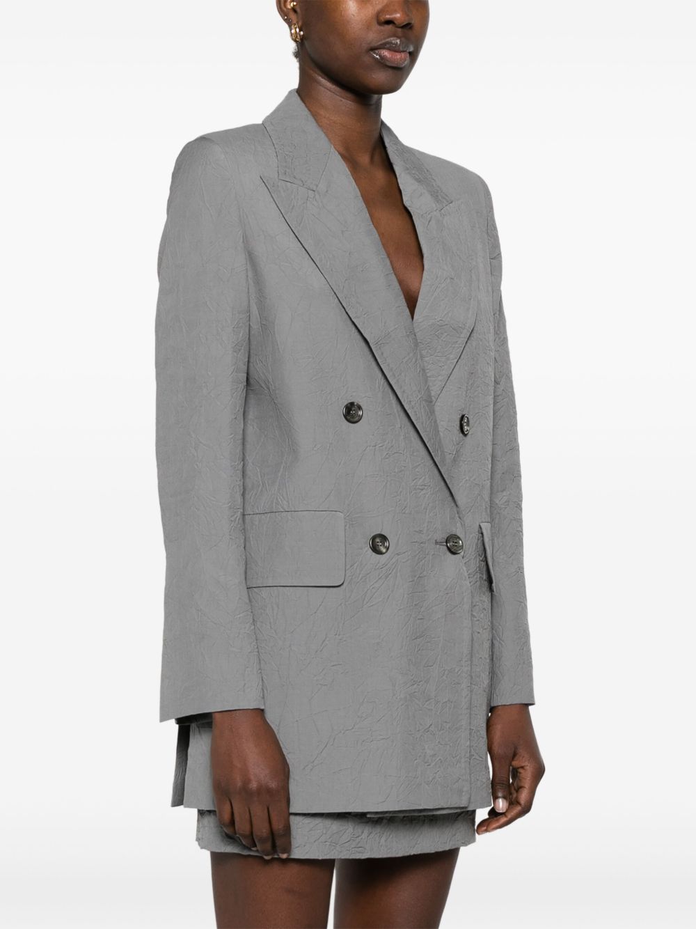 Wool double-breasted jacket