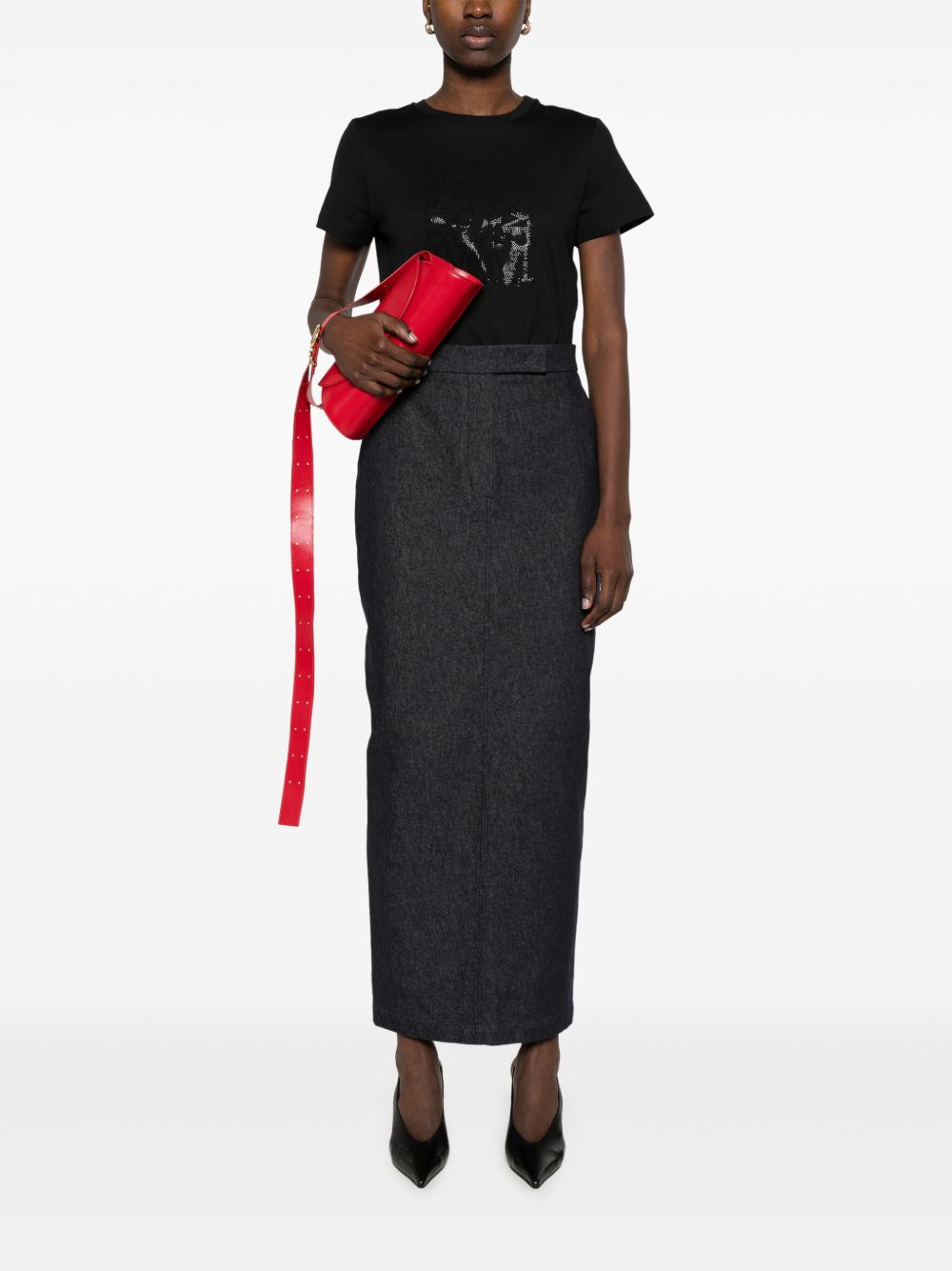 Cotton long skirt
