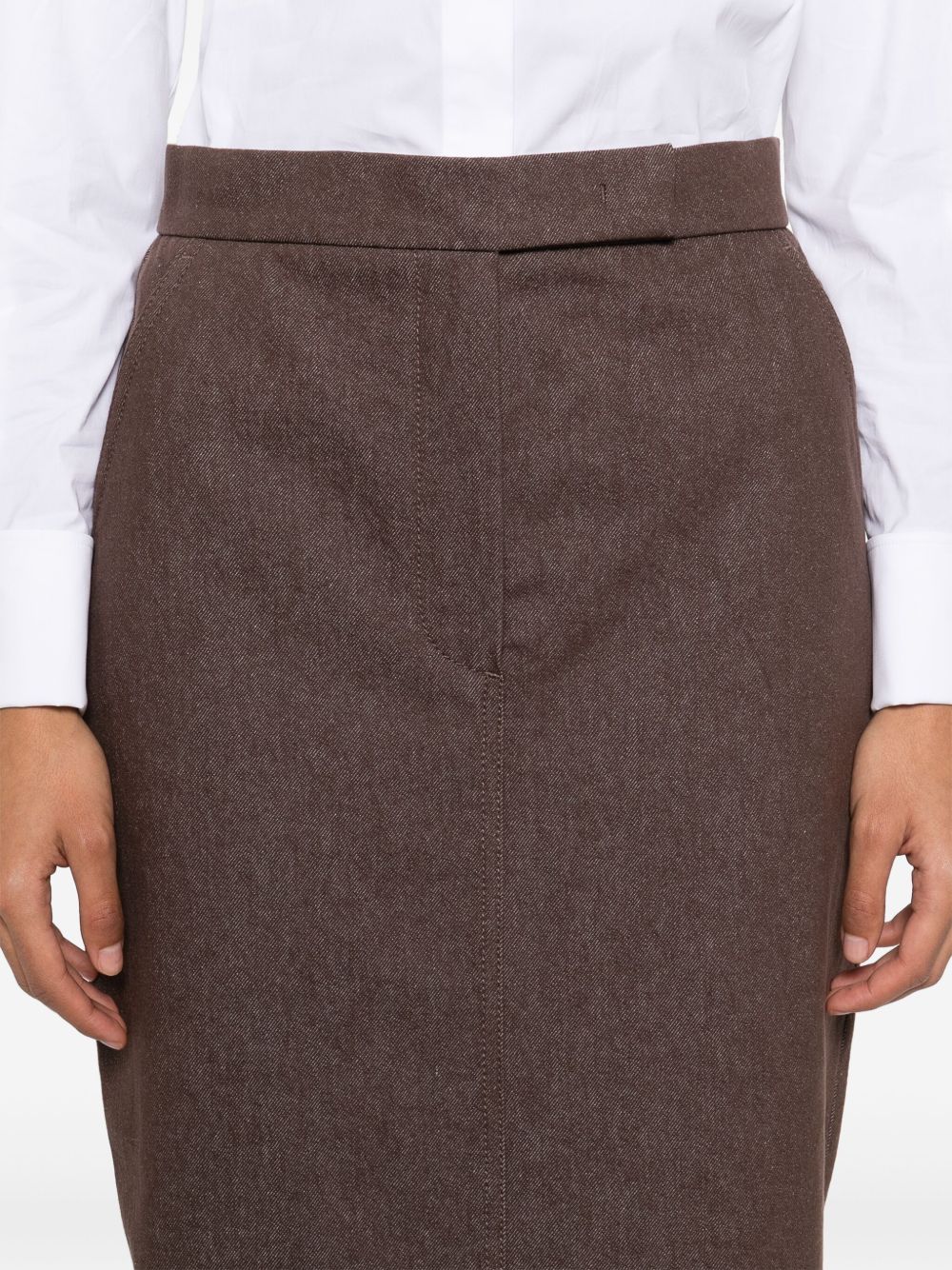 Cotton long skirt