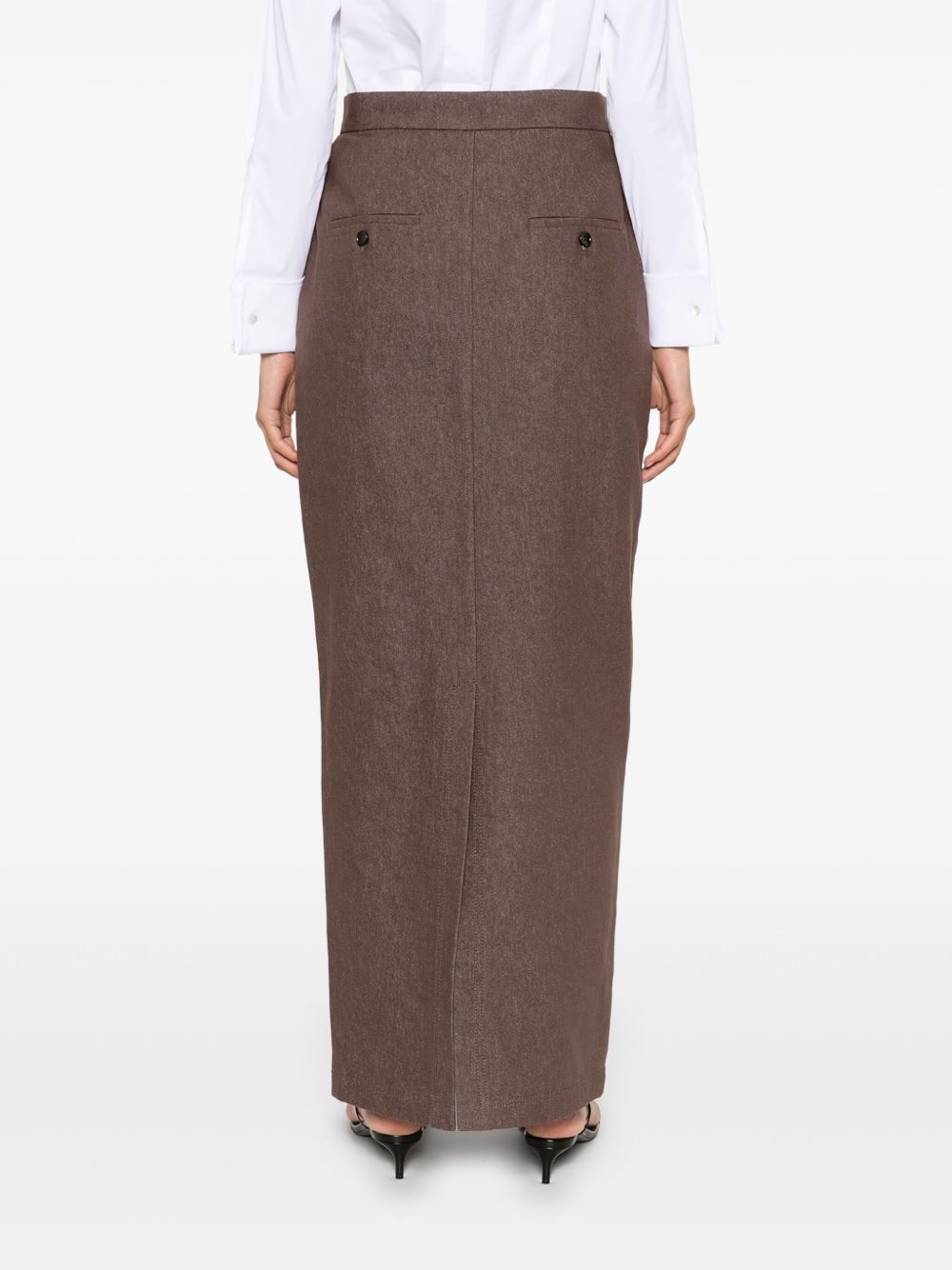 Cotton long skirt