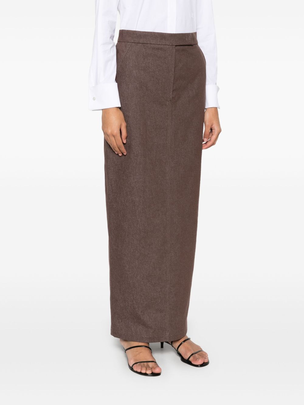 Cotton long skirt