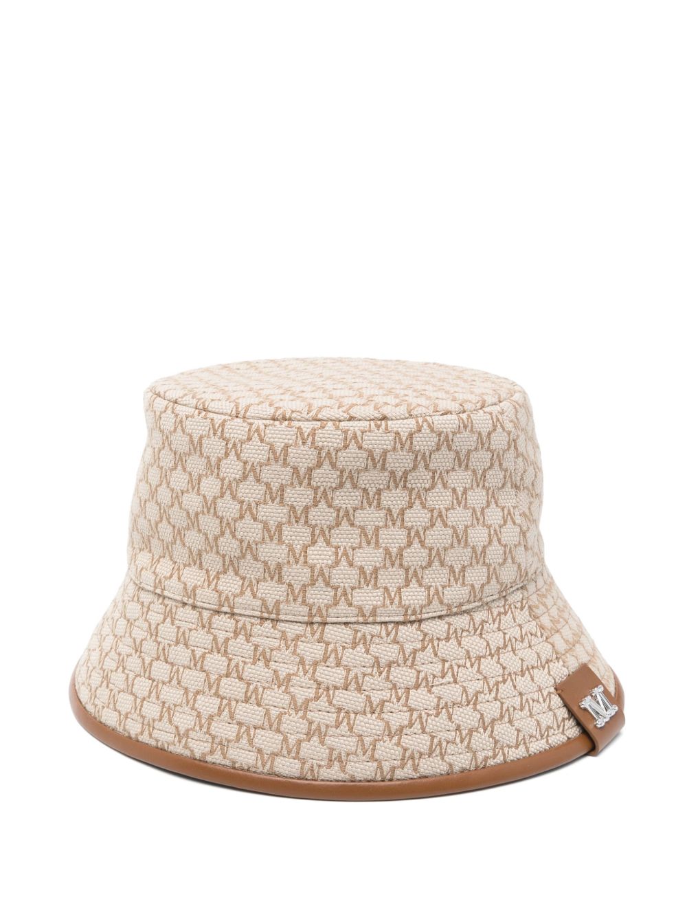 Allover logo bucket bag