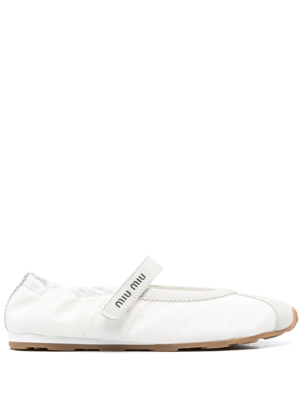 Suede leather ballets