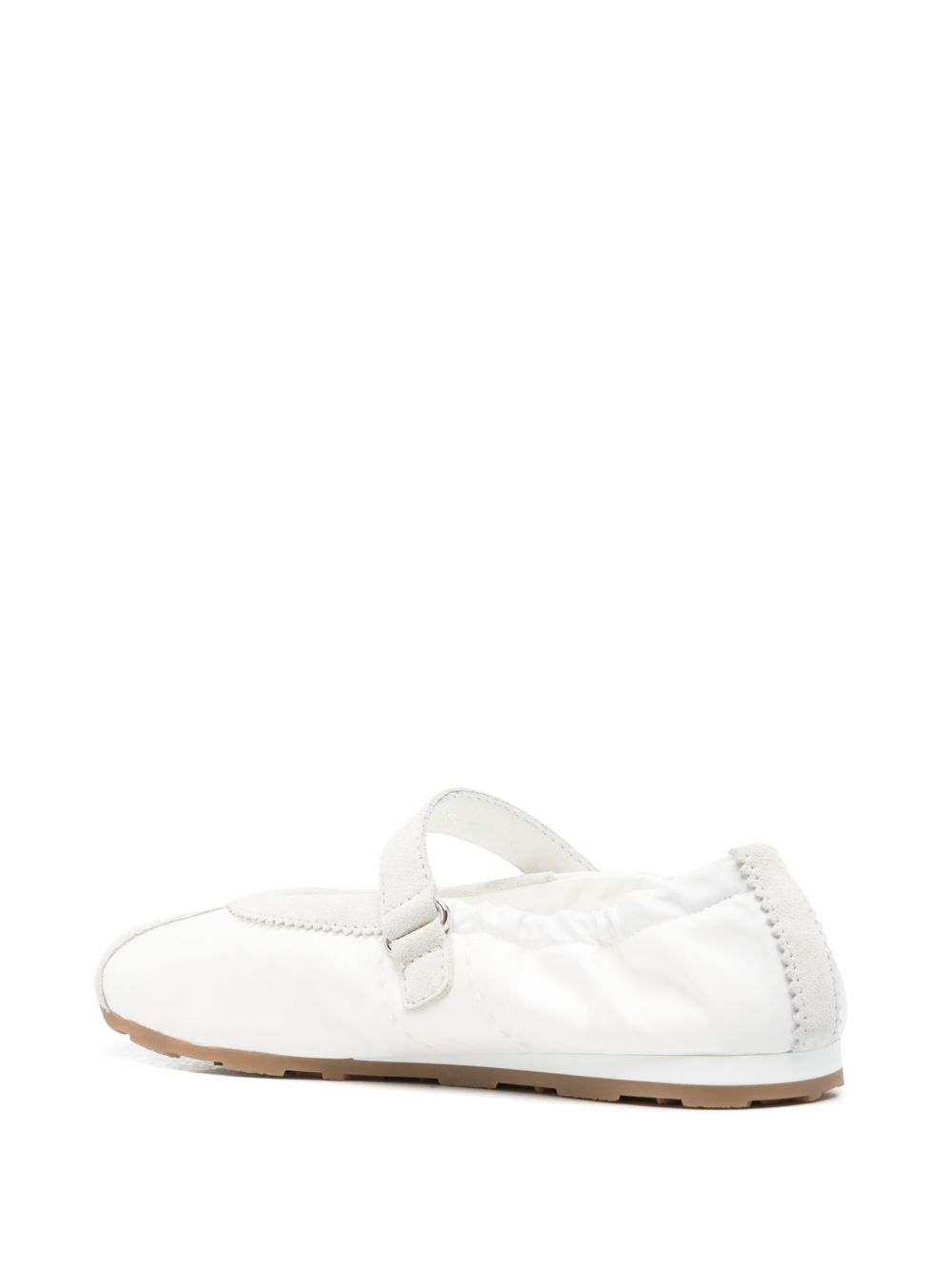 Suede leather ballets