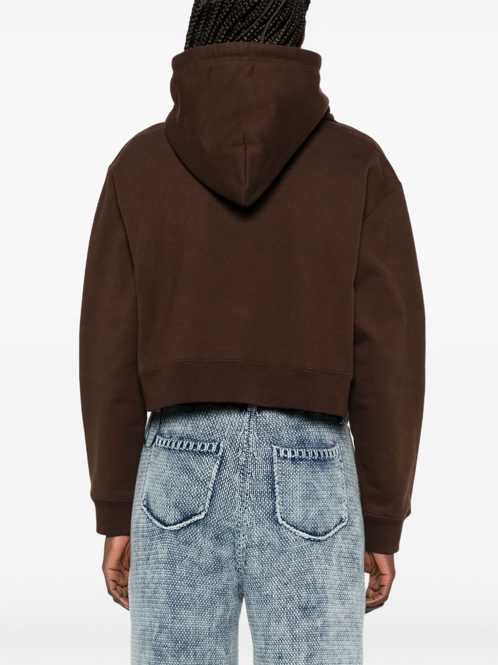 Logo cotton hoodie