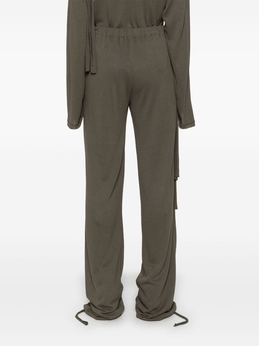 Linen blend trousers