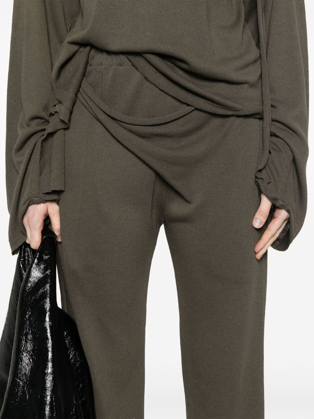 Linen blend trousers