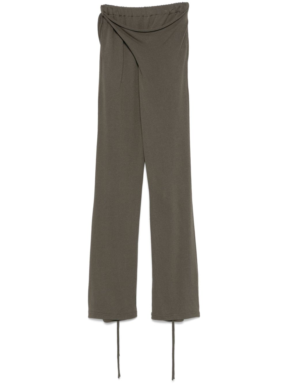 Linen blend trousers
