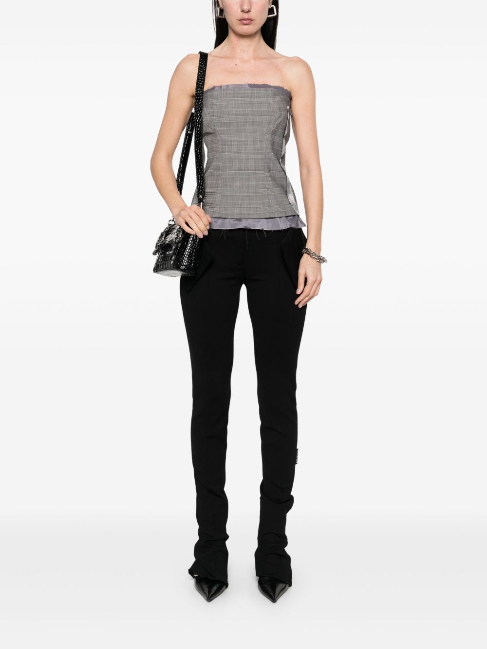 Wool blend corset