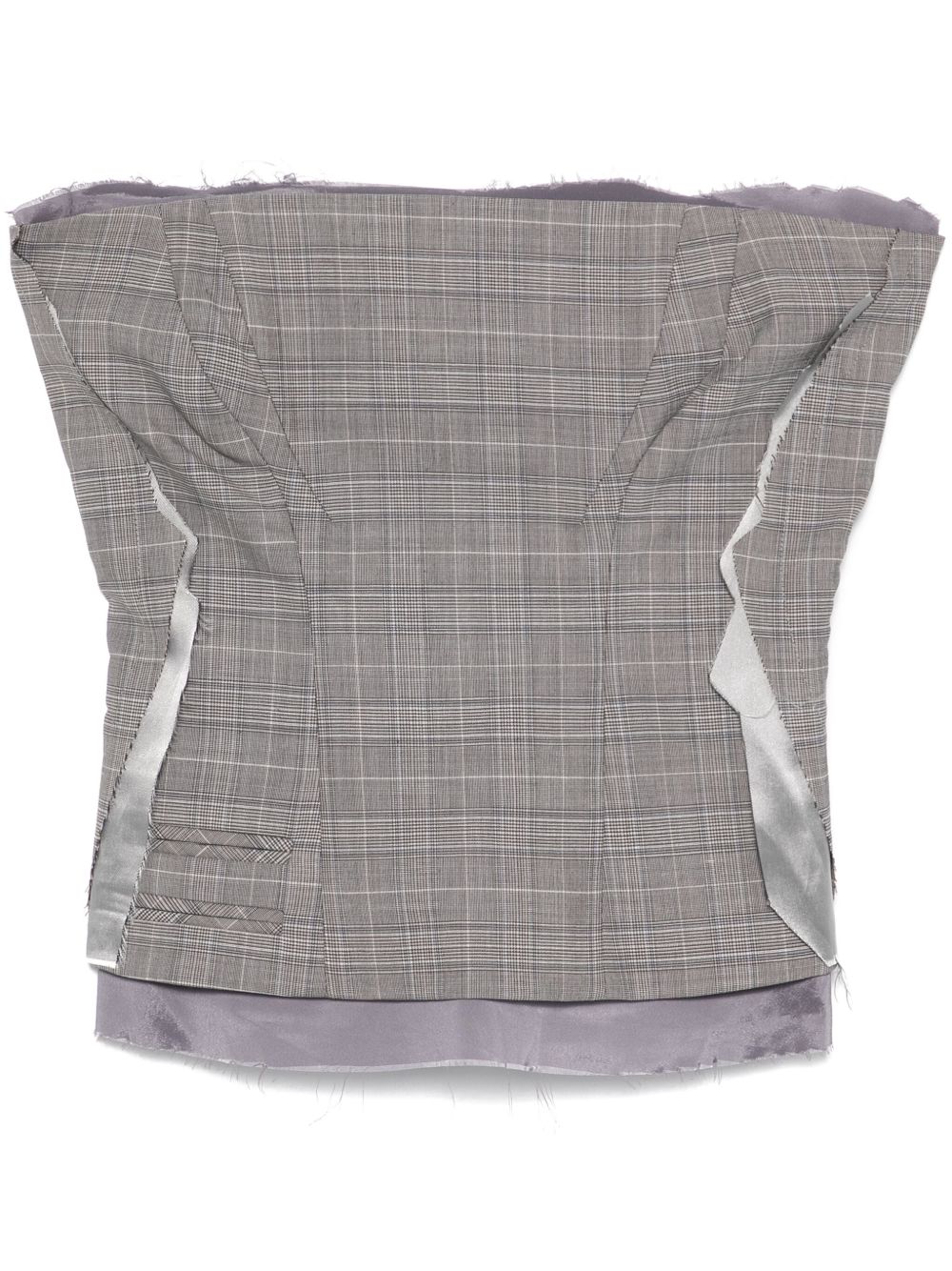 Wool blend corset