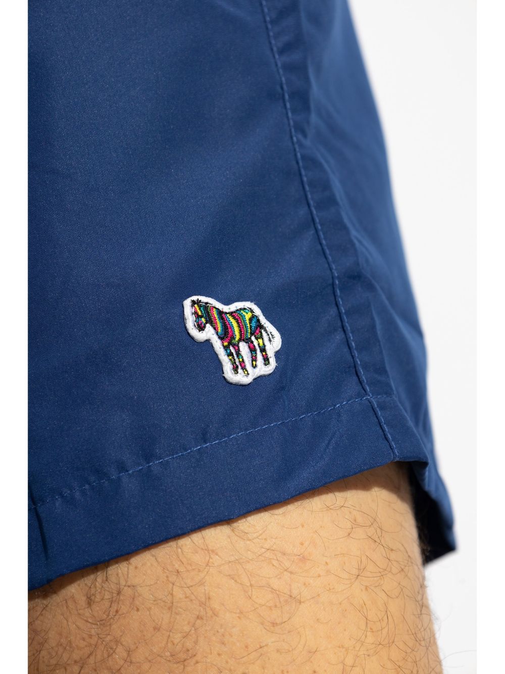 Zebra logo swim shorts