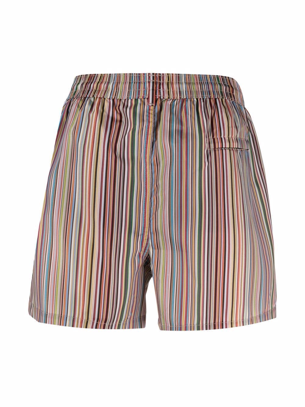 Signature stripe swim shorts