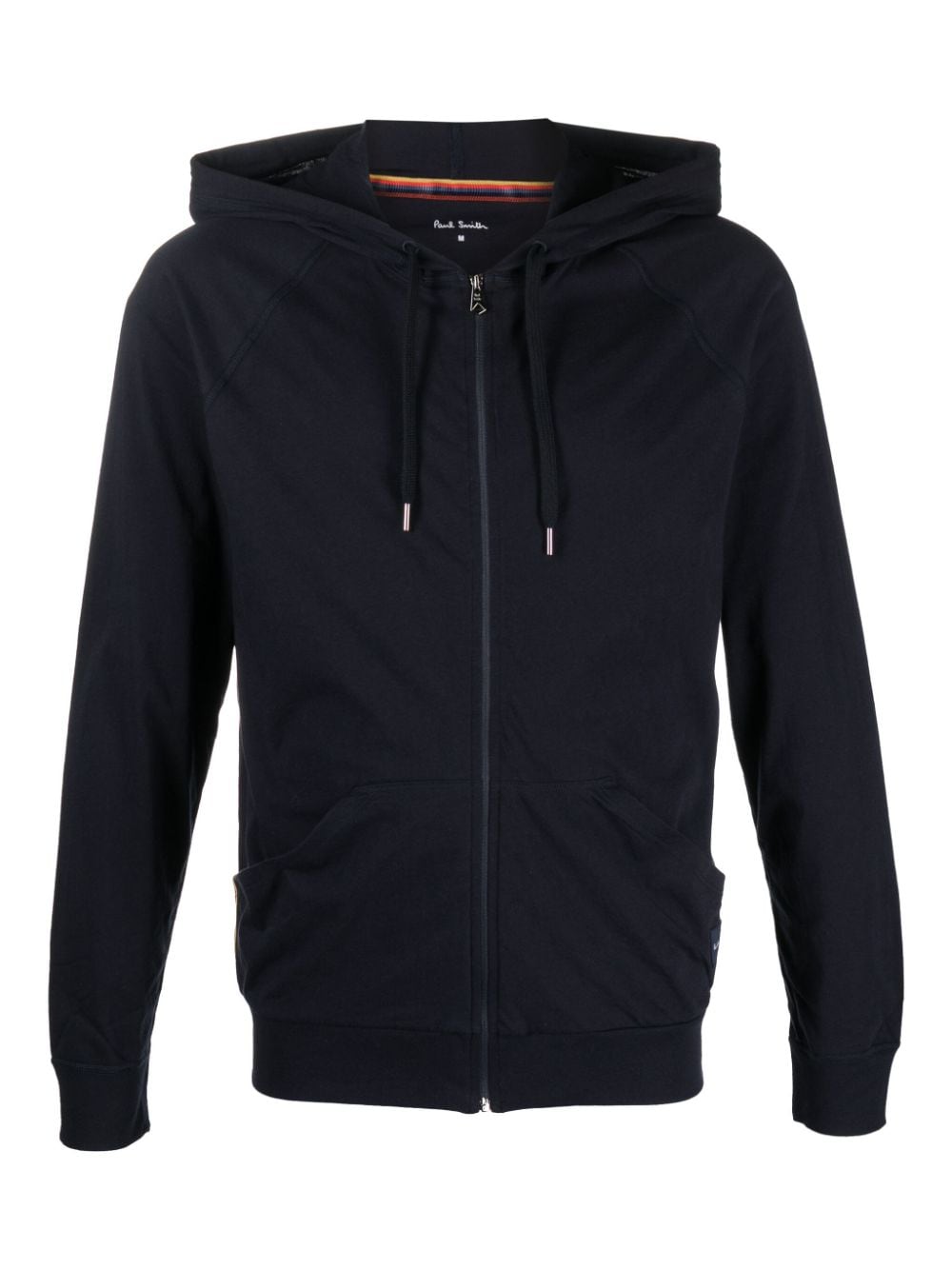 Signature stripe cotton hoodie