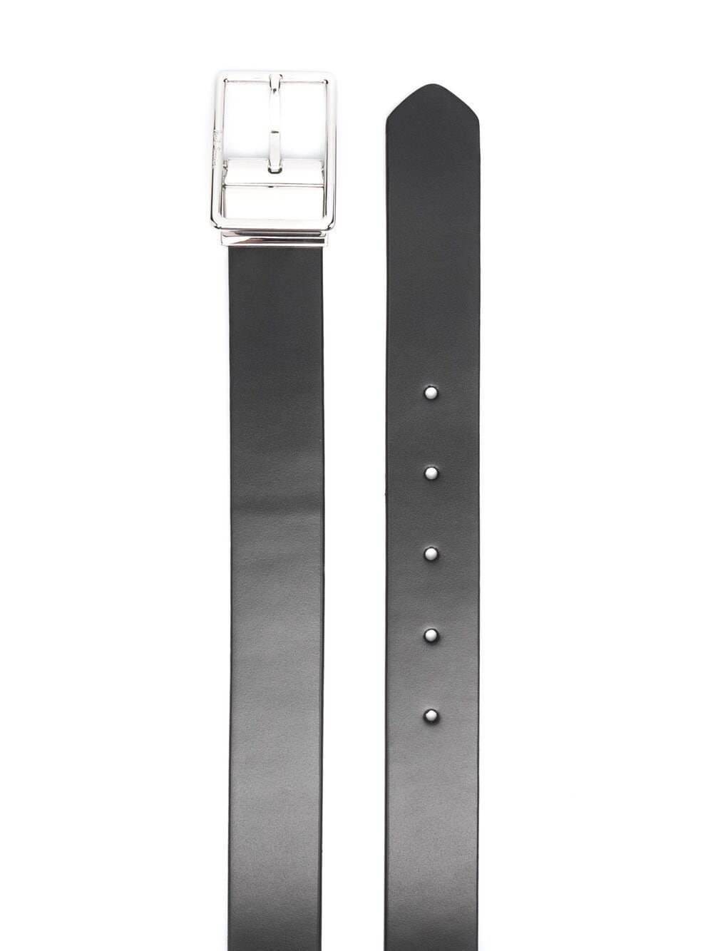 Signature stripe reversbile belt