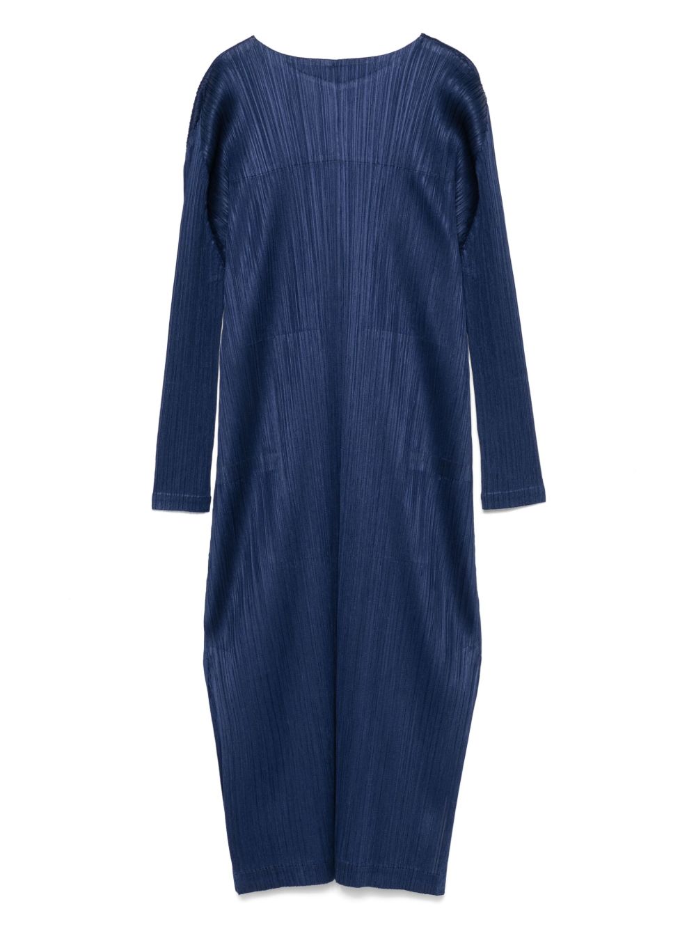 Pleated long cardigan