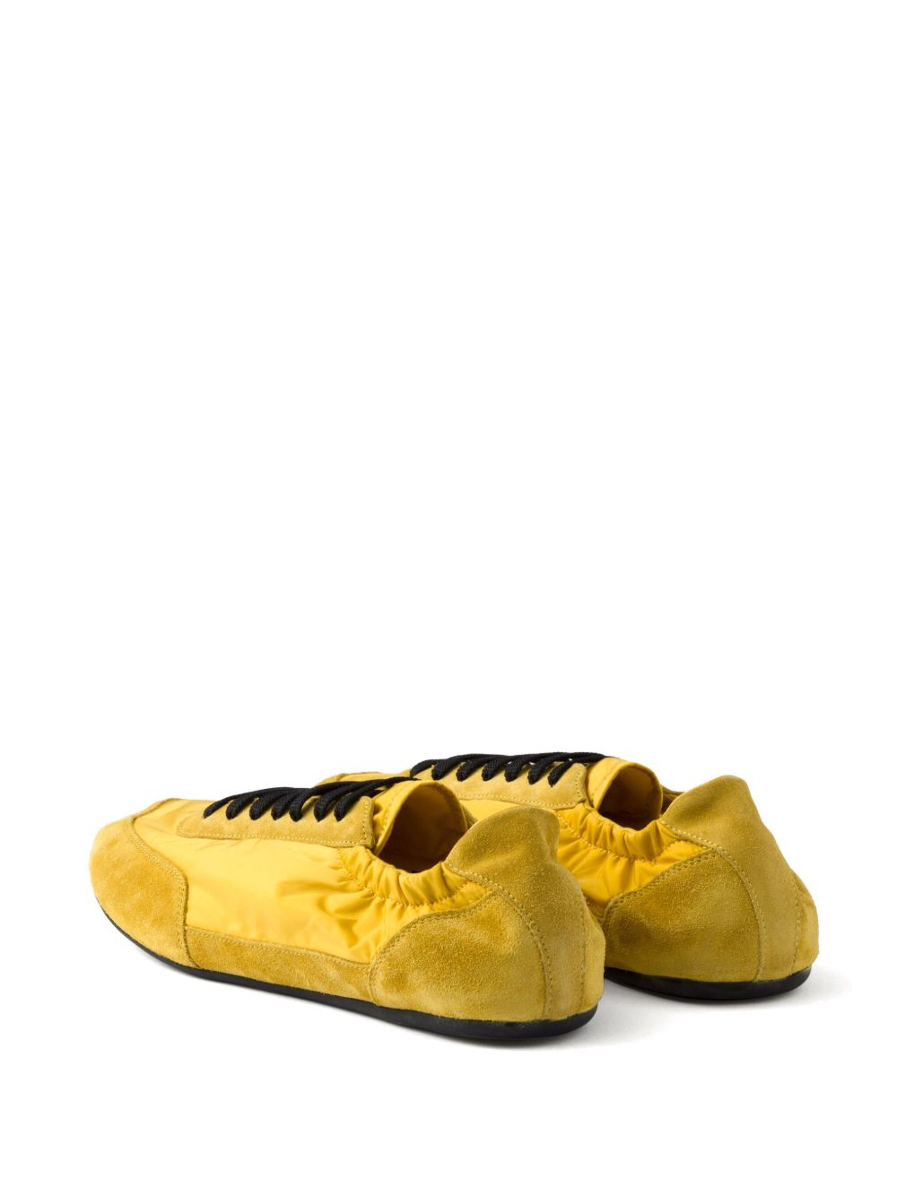 Collapse re-nylon and suede sneakers