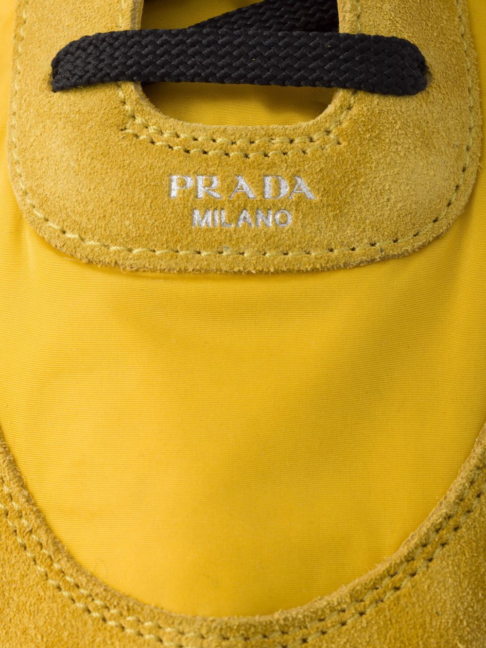 Collapse re-nylon and suede sneakers
